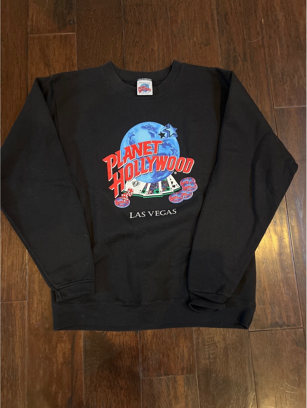 vintage planet hollywood crewneck las vegas